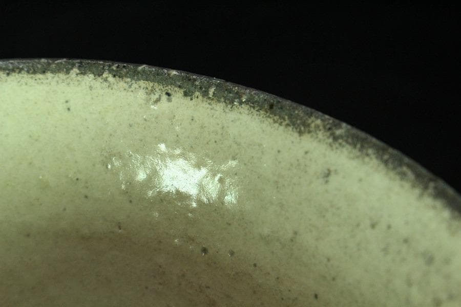 茶道具 平野英雄作 色絵茶碗 未使用 共箱(K-A668)