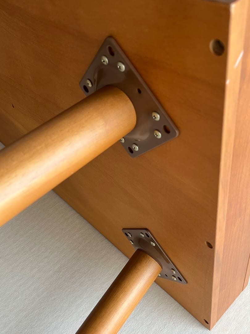 北欧ウッドデスク　引き出し付　パソコンデスク