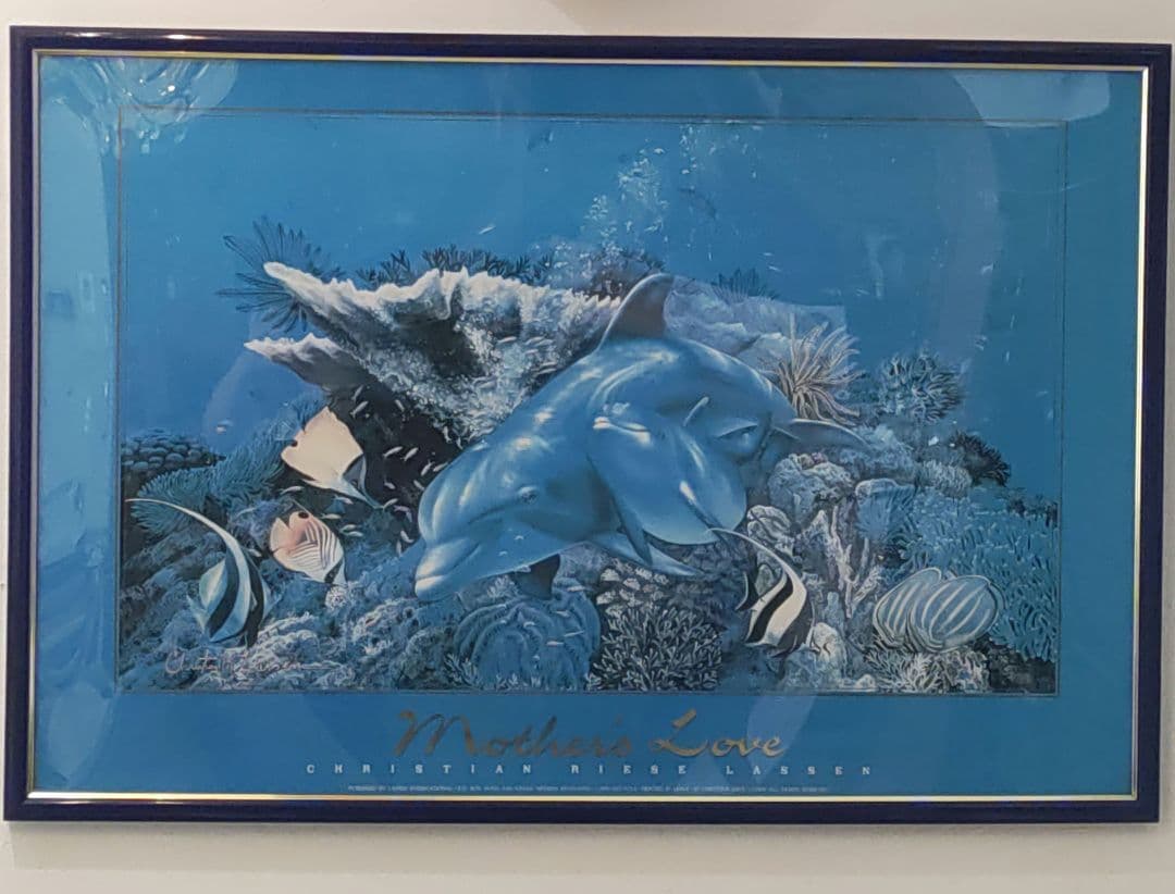 Mother's Love クリスチャン　ラッセン フレーム付き