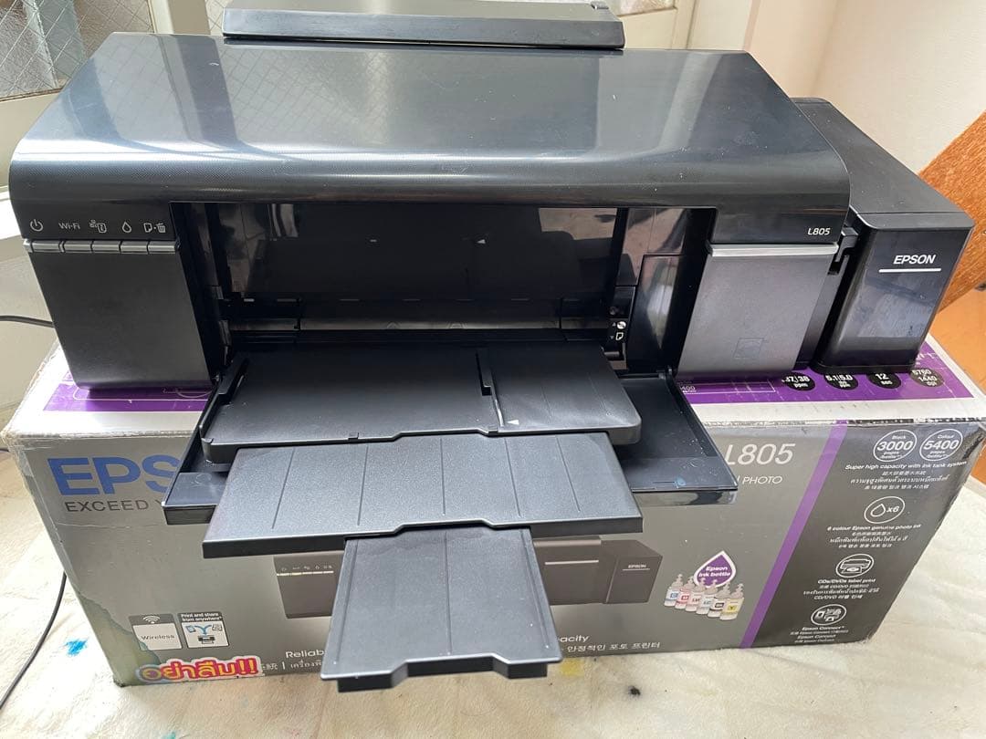 EPSON L805 インクジェットプリンター Wi-Fi対応