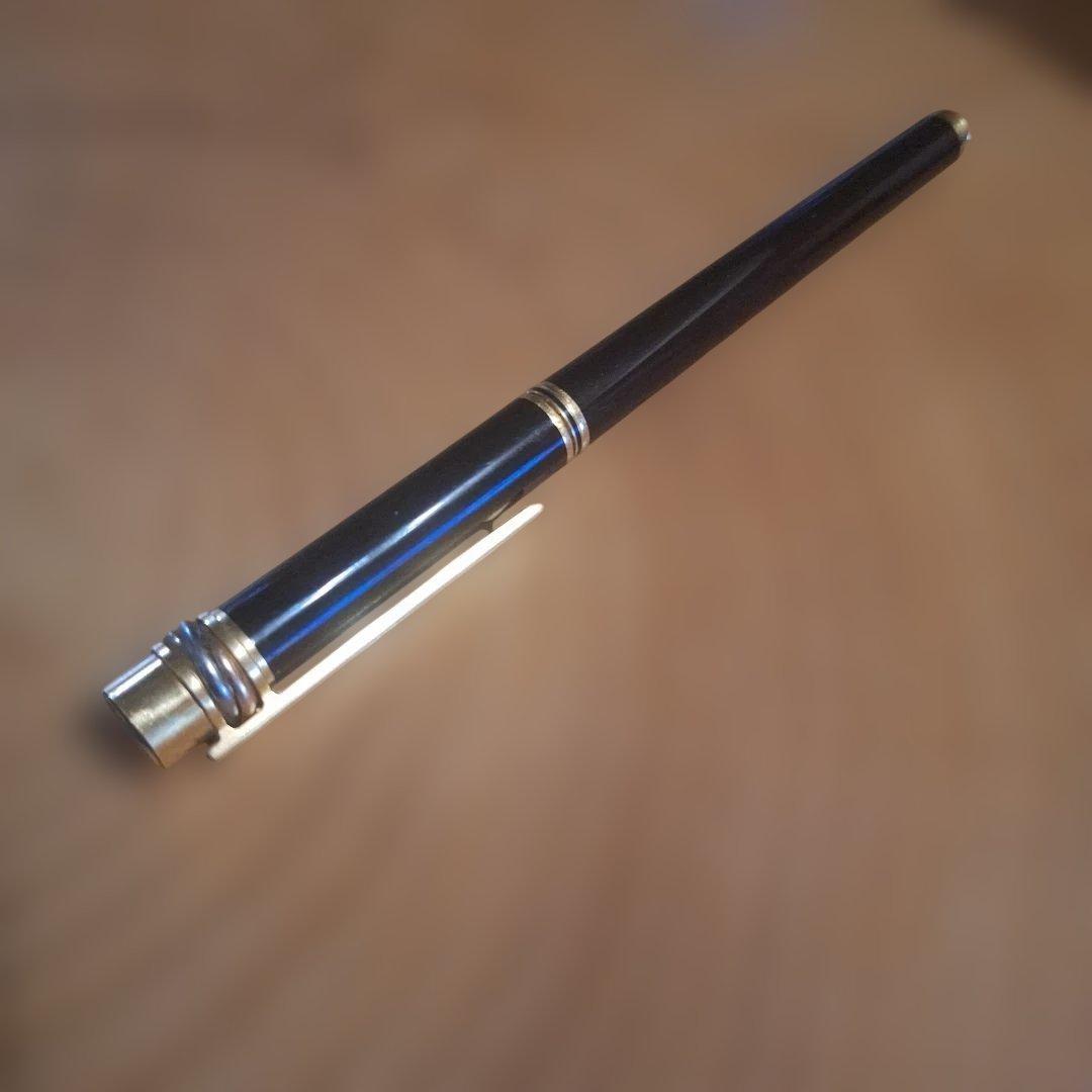 Cartier カルティエ トリニティ 万年筆 ブラック×ゴールド アンティーク