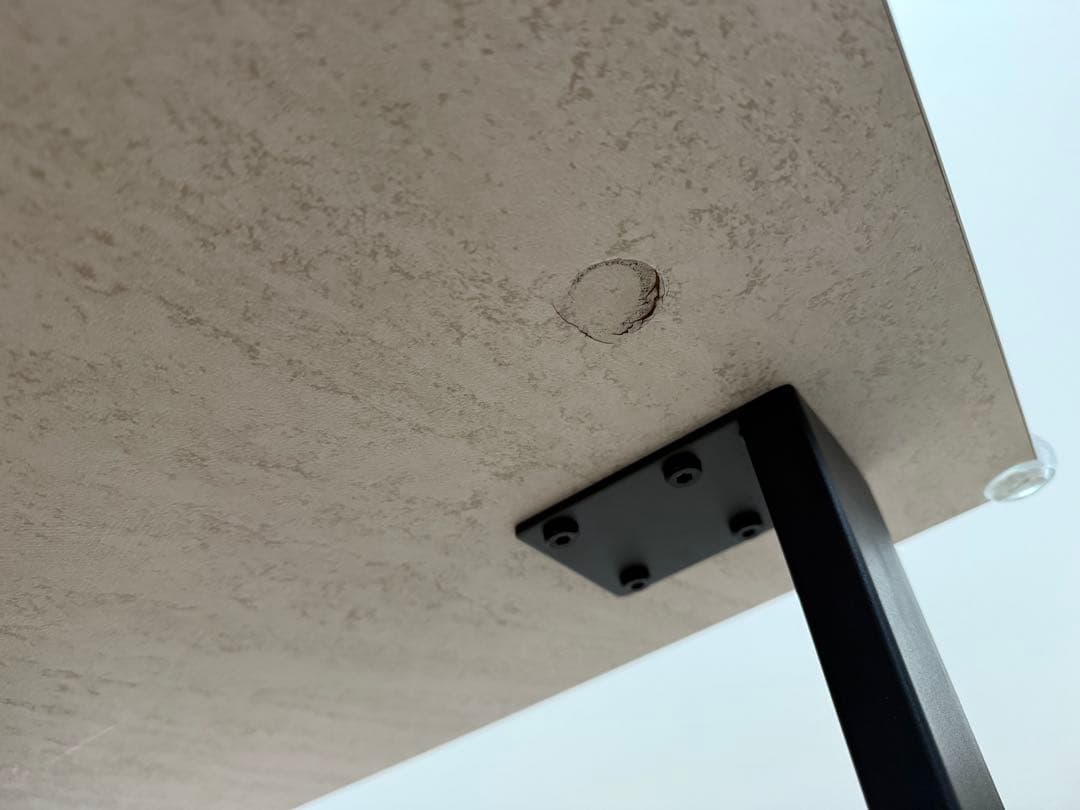 【引取り限定】大理石調 4人掛け ダイニングテーブルセット