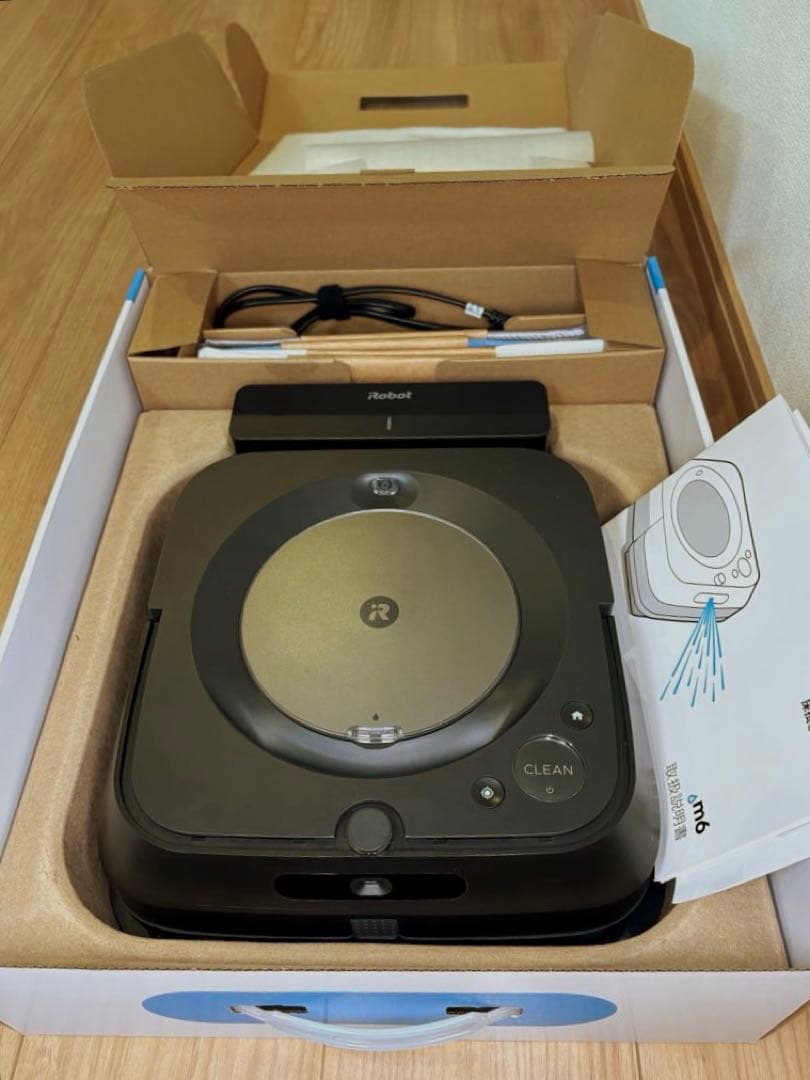 iRobot Braava Jet m6 ブラック床拭きロボット型番m6133