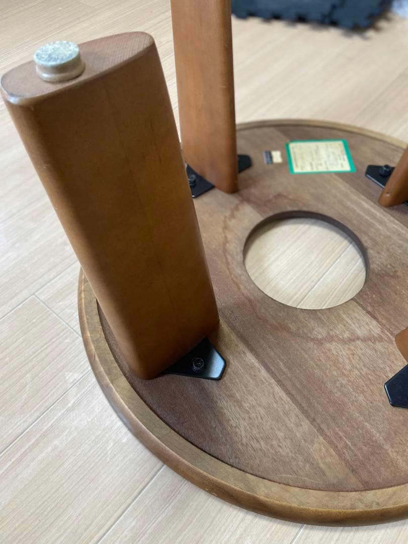 maruni マルニ木工　ちゃぶ台　ガラス　座卓　丸テーブル　円卓　サイド