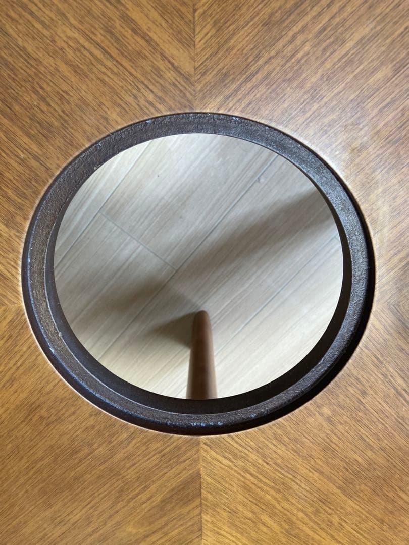 maruni マルニ木工　ちゃぶ台　ガラス　座卓　丸テーブル　円卓　サイド