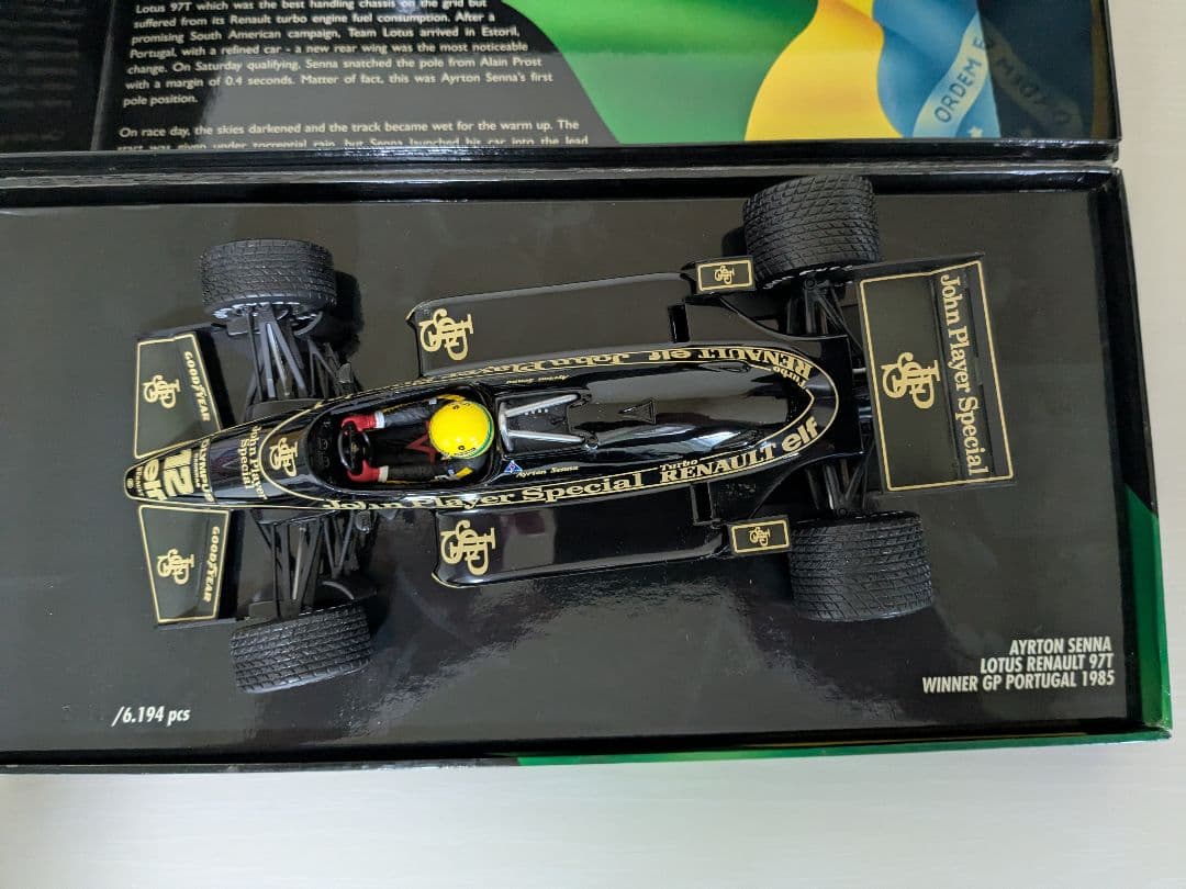 F1 MINICHAMPS 1/18 ロータスルノー97T アイルトン・セナ