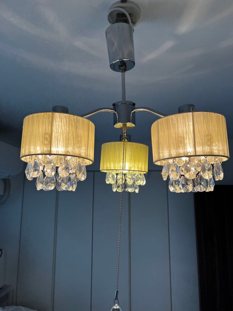 【ことぶき様】フランフラン シャンデリア Franc Franc クリスタル照明