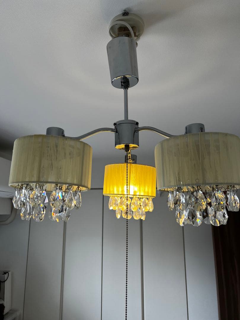 【ことぶき様】フランフラン シャンデリア Franc Franc クリスタル照明