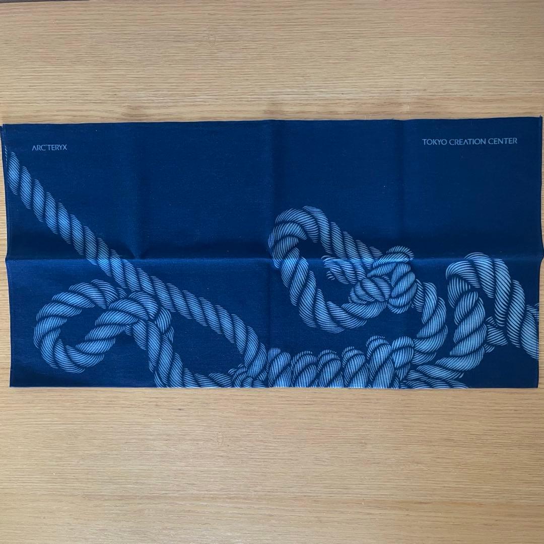 【新品未使用】ARC’TERYX アークテリクス ロープデザインのバンダナ　レア