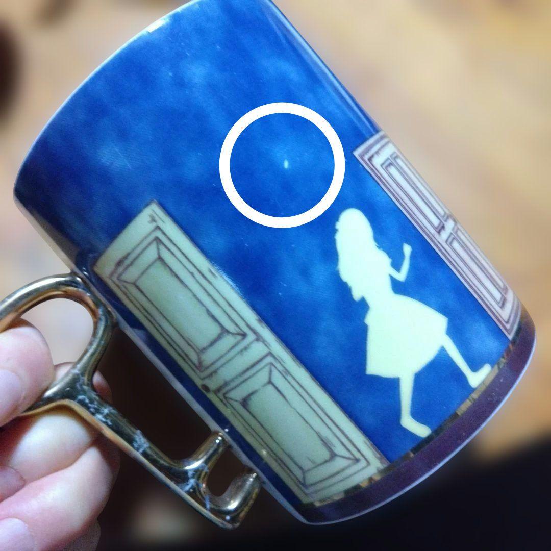 持ち手が鍵！アリスの扉デザインマグカップ 水曜日のアリス