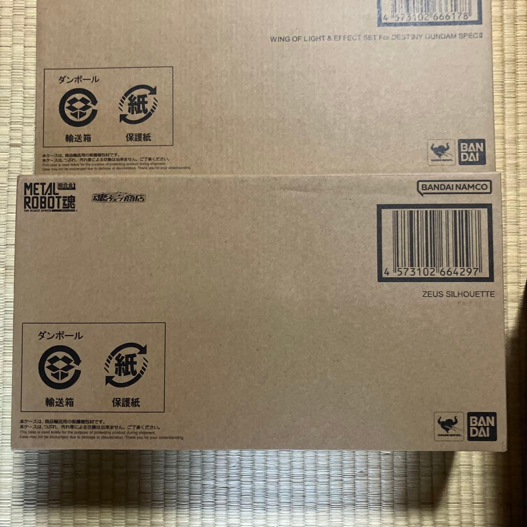 メタルロボット魂　デスティニーガンダムSPECⅡ、ゼウスシルエット、光の翼セット