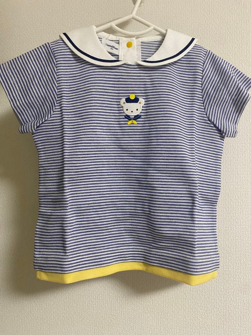 familiar 半袖セーラーTシャツ