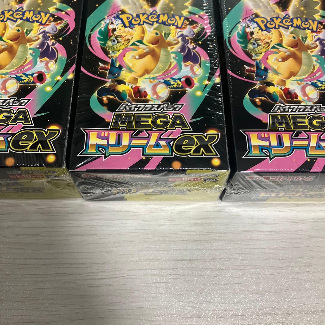 ポケモンカード MEGAドリームex 4BOX シュリンク付き