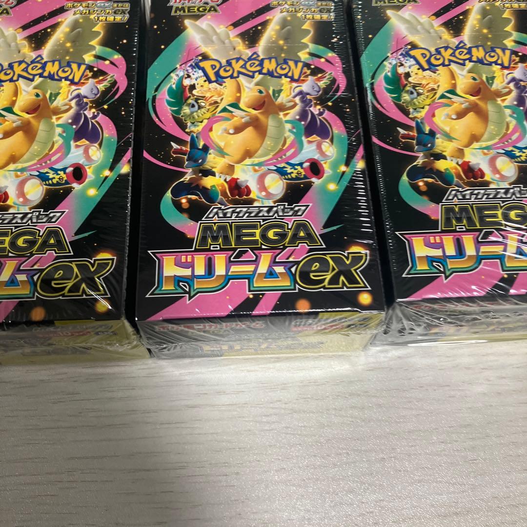 ポケモンカード MEGAドリームex 4BOX シュリンク付き