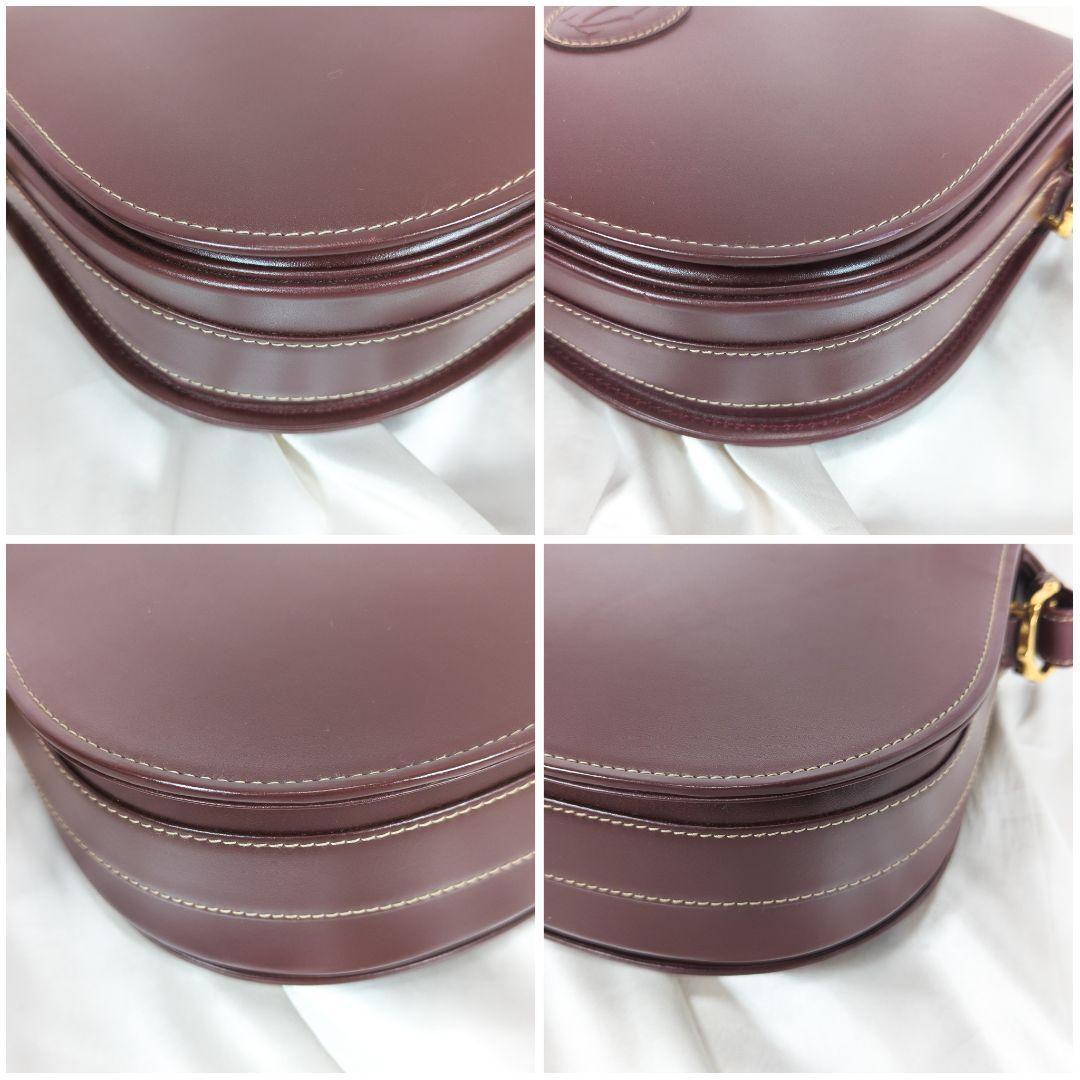 【未使用級】 カルティエ マストライン メッセンジャーバッグ カード カード付き