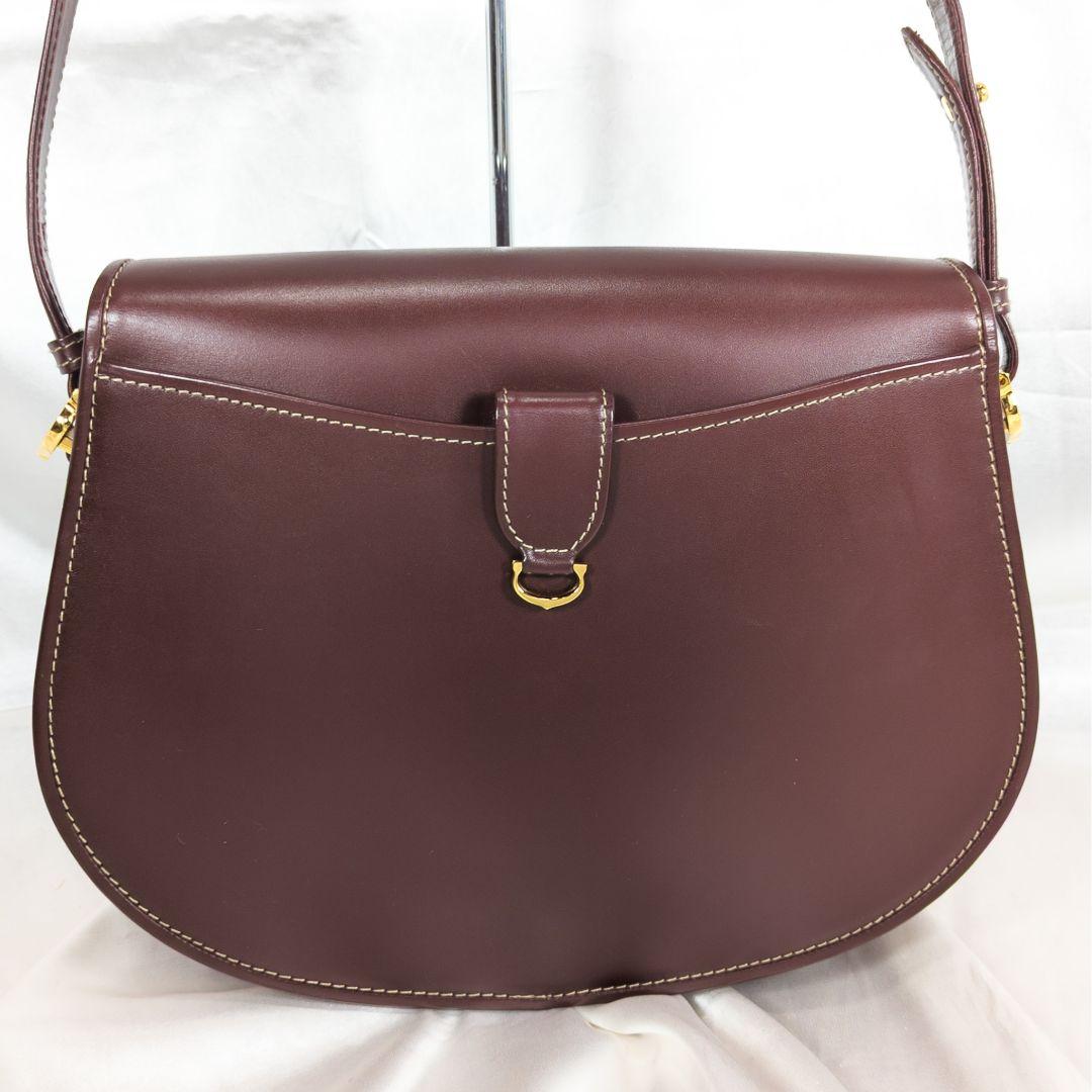 【未使用級】 カルティエ マストライン メッセンジャーバッグ カード カード付き