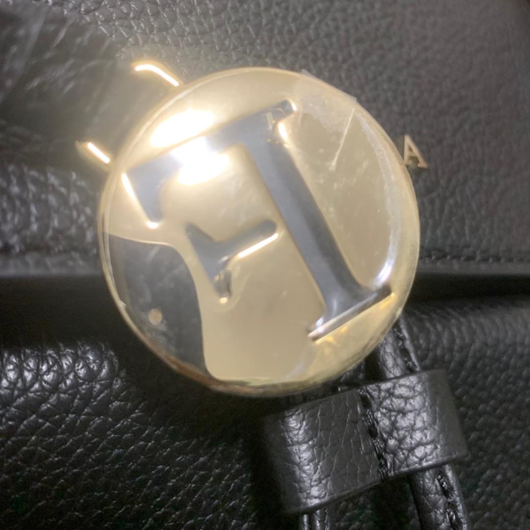 【極美品】FURLA 黒 レザー リュックサック バッグ