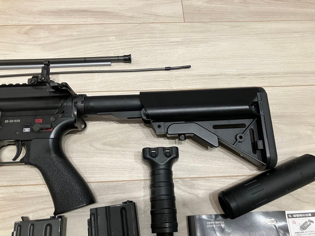 HK416D devgruカスタム　次世代電動ガン 東京マルイ　充電器、予備品付