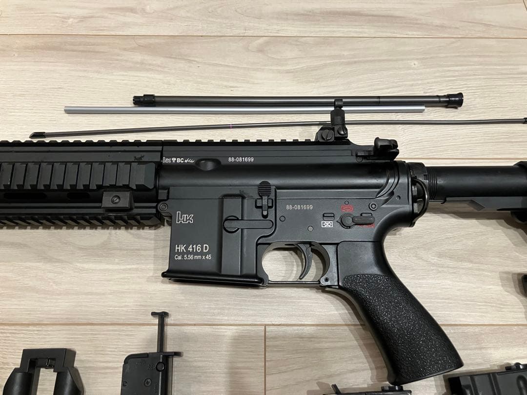 HK416D devgruカスタム　次世代電動ガン 東京マルイ　充電器、予備品付