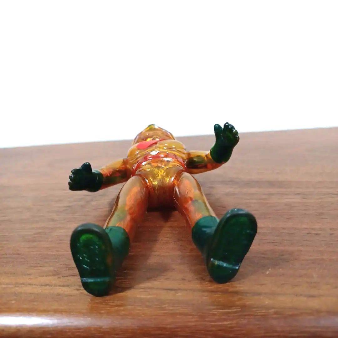 当時物ポピー製スケルトン（モールドあり）「仮面ライダー 」希少ソフビフィギュア