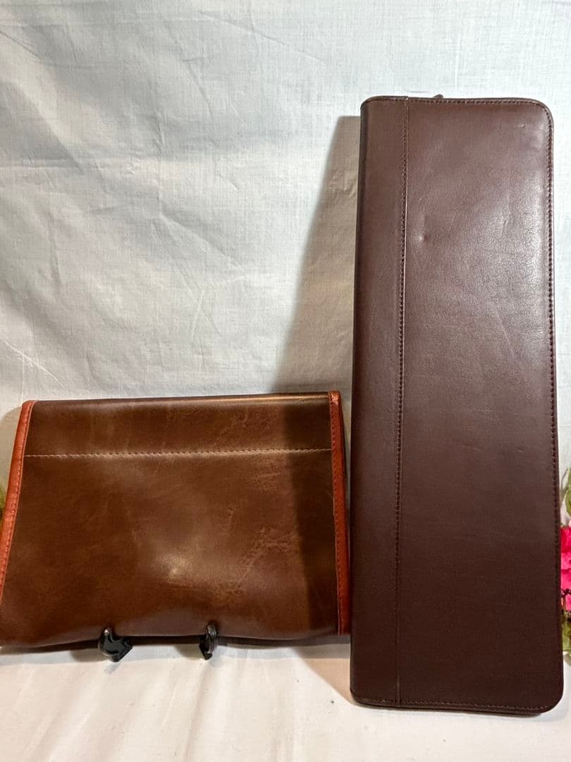 【美品】コーチ　オールドコーチ　ネクタイケース　ネクタイ2枚収納可能　ポーチ付き