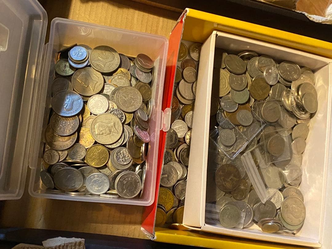 サ*ウ様 外国古銭　まとめ売り　約5キロ