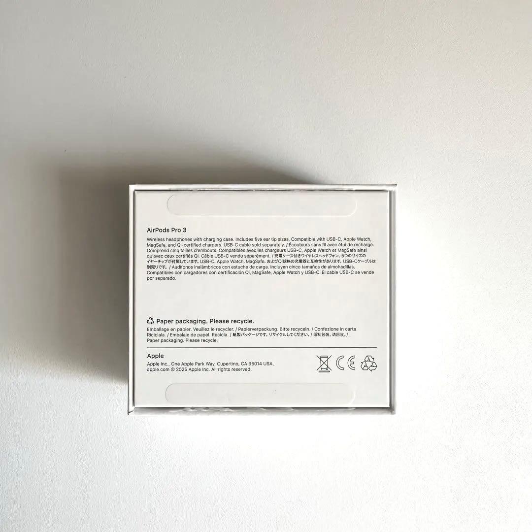 AirPods Pro3 【第3世代】Apple公式サイト購入　正規品