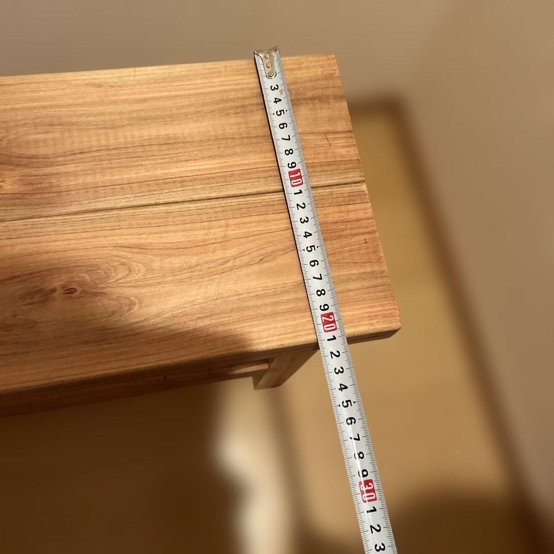 ハンドメイド　玄関ベンチ　ベンチ　飾り棚　サイドテーブル　木製家具