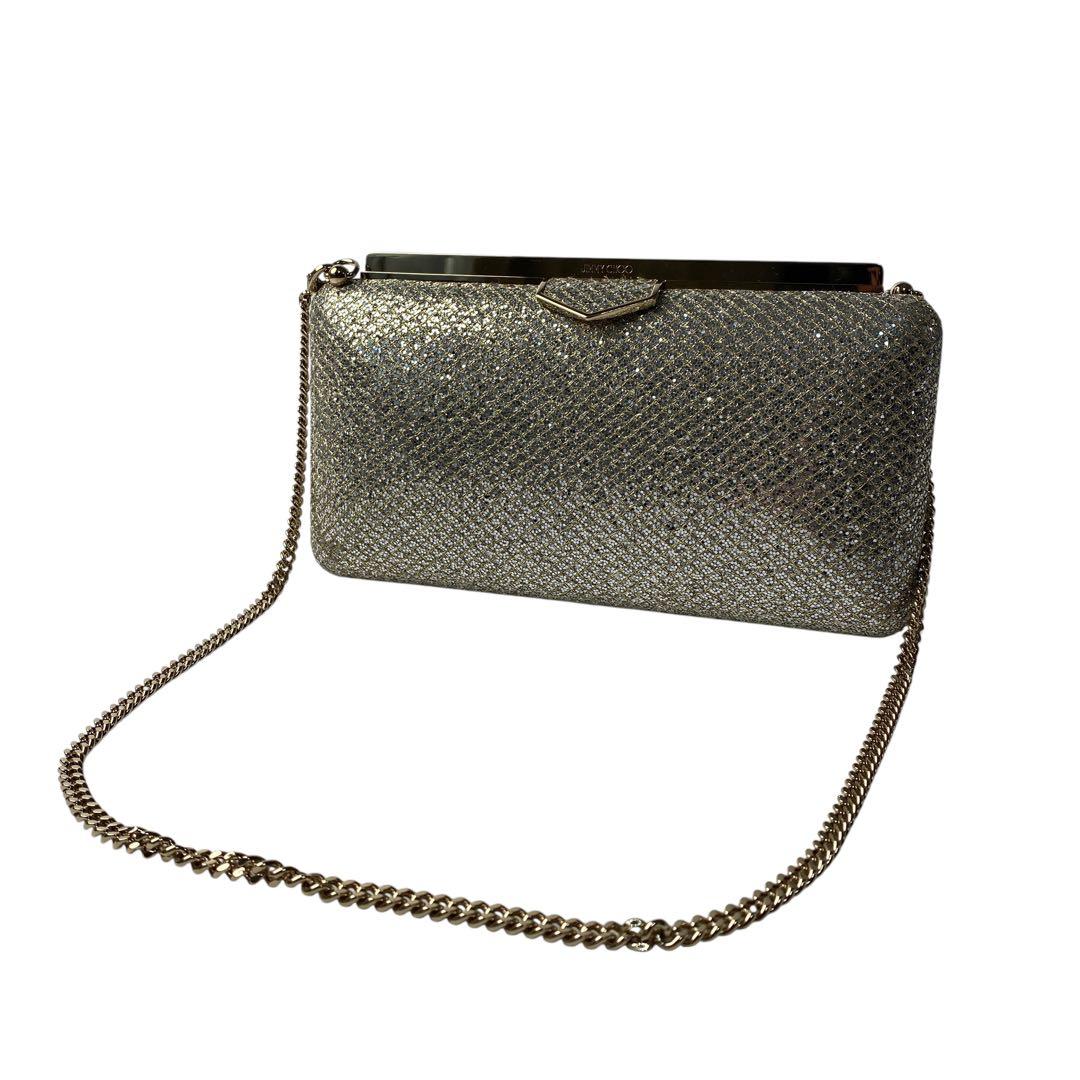 美品 ジミーチュウ JIMMY CHOO パーティバッグ ショルダーバッグ.