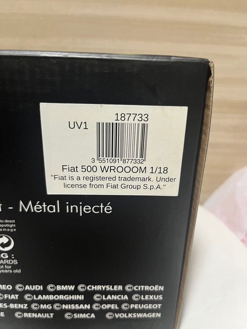 NOREV 1/18 Fiat 500 WROOOM ＃01 キミ・ライコネン