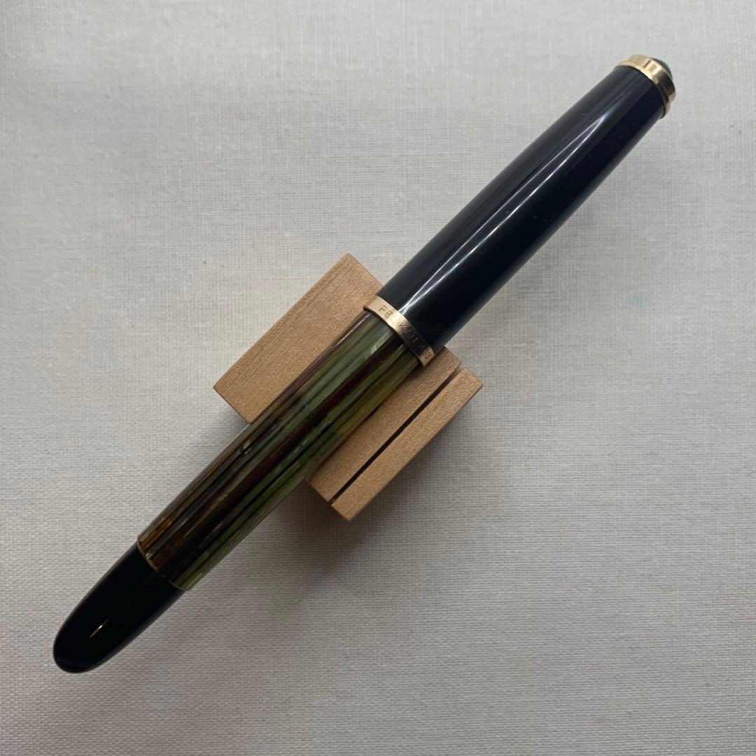 ペリカン　400NN トータス　ブラウン　ストライプ　万年筆　14C M