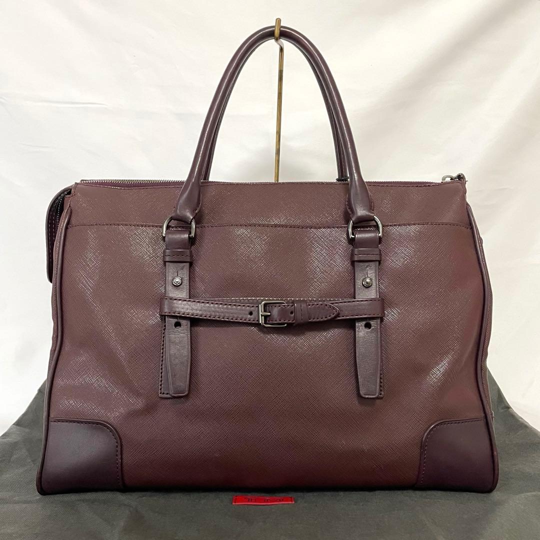 TUMI 2WAY トート レザー T-PASS搭載 PCケース付