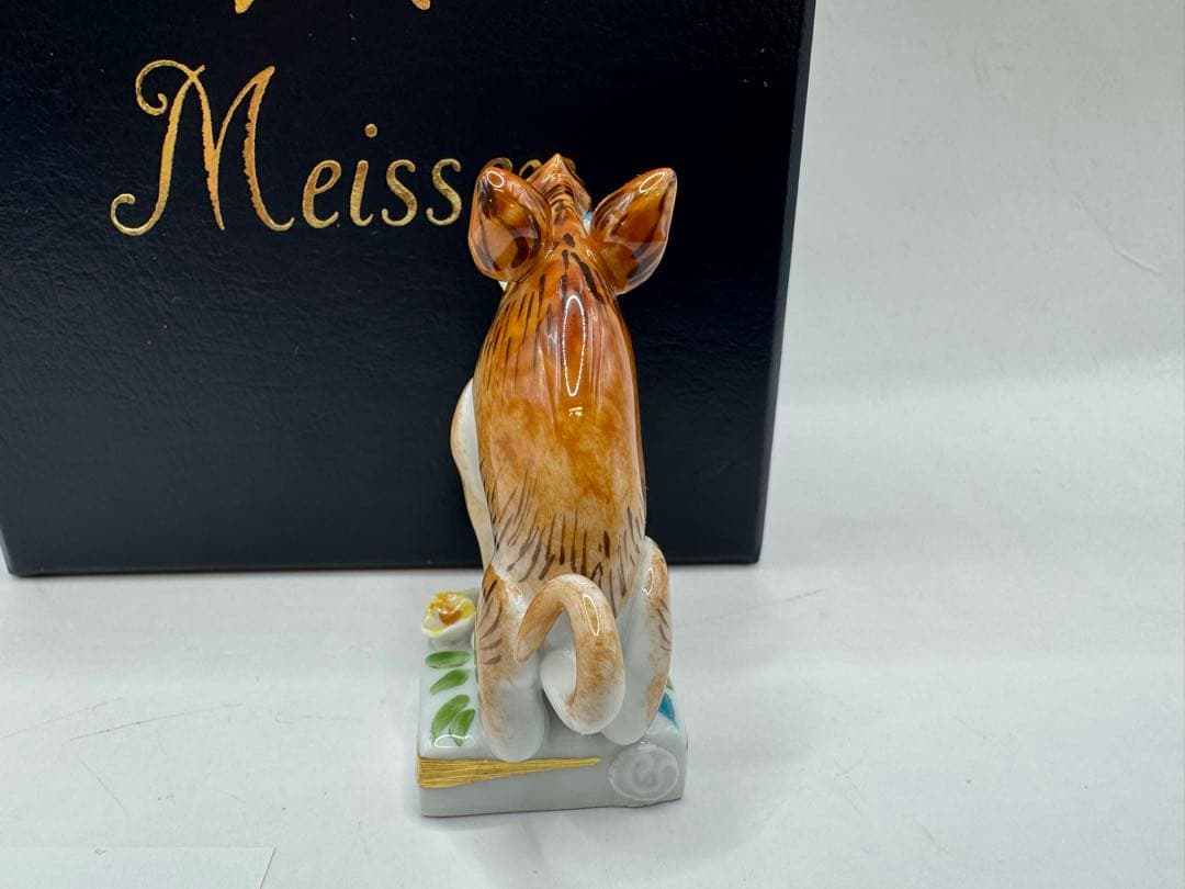 極美品 Meissen マイセン 干支シリーズ 猪　イノシシ　亥　フィギュリン
