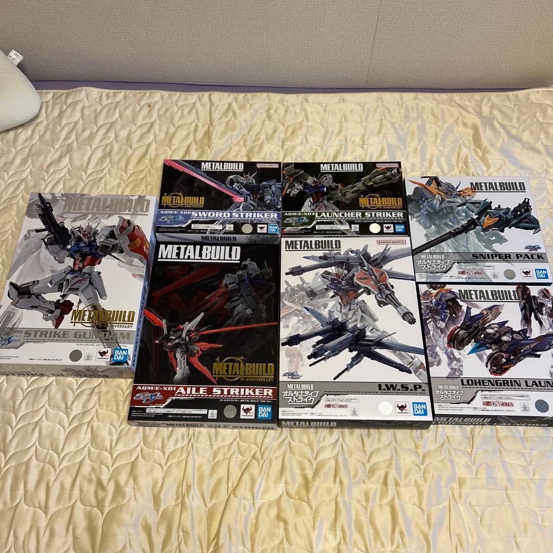 [7点セット]L BUILD ストライクガンダム 他武装