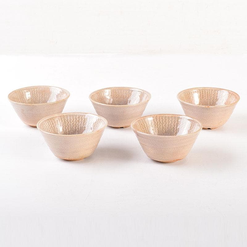 煎茶道具　瑞芝焼　阪上瑞雲作　辰砂　湯呑　5客　共箱　V　6873