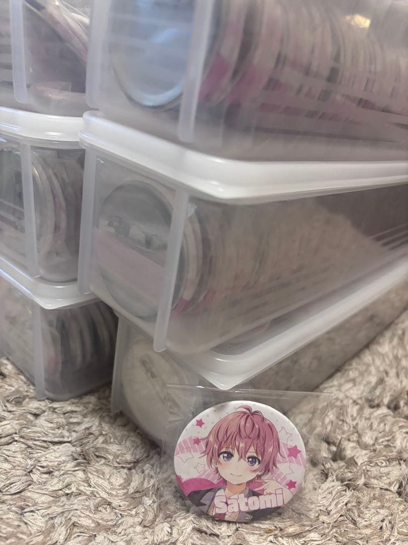 さとみくん缶バッチ同柄まとめ売り