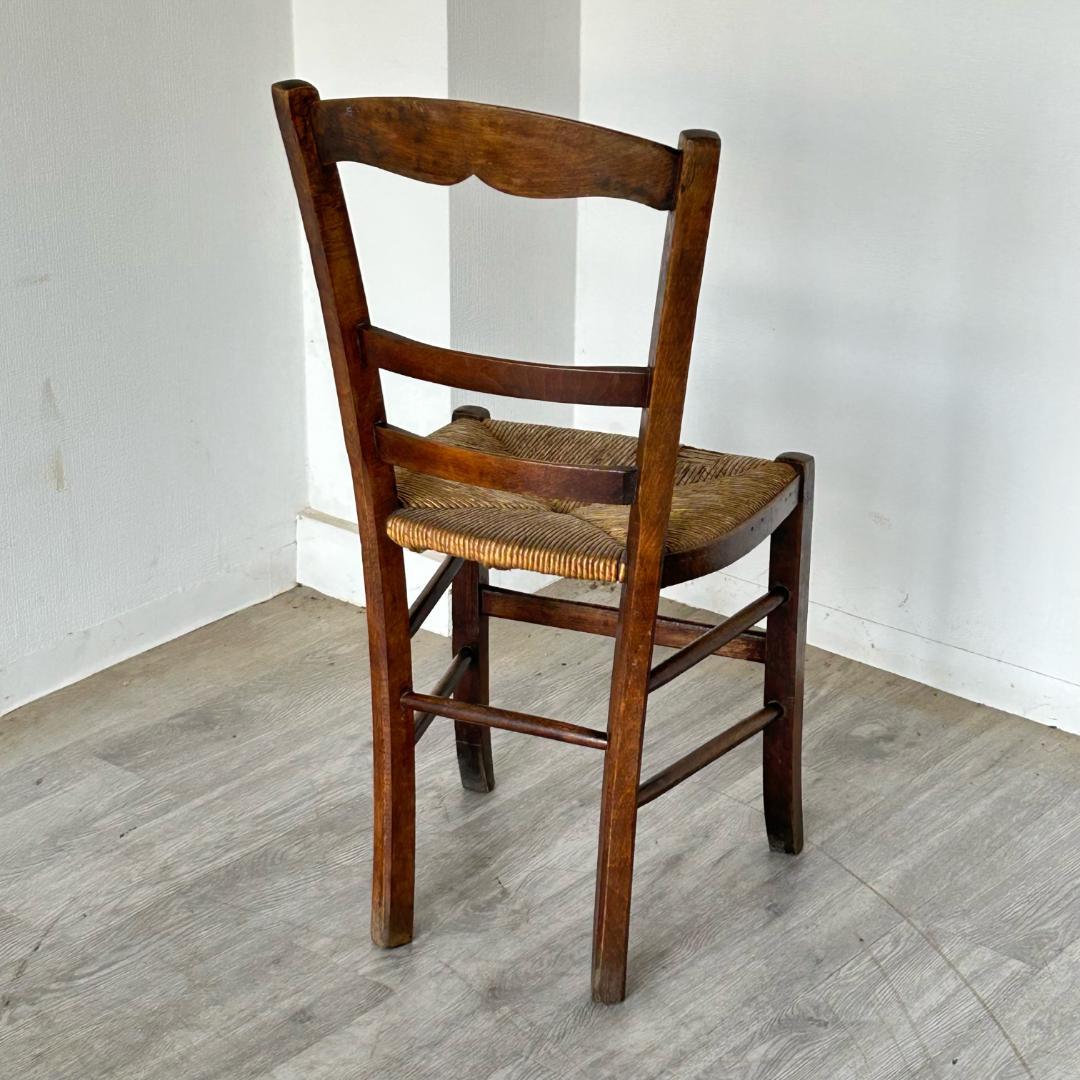 イギリス アンティーク 家具 藁編み チェア 1900年頃 椅子 587A