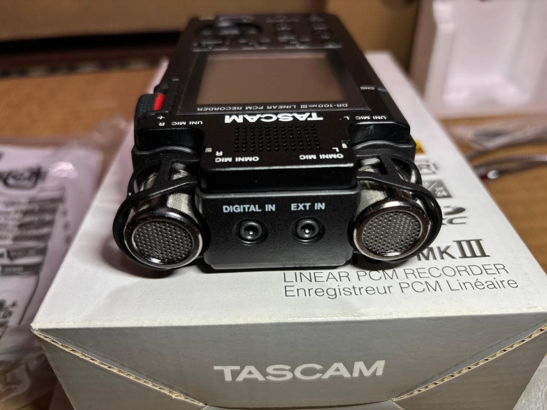 【美品＆追加品】 TASCAM DR-100mkIII PCMレコーダー