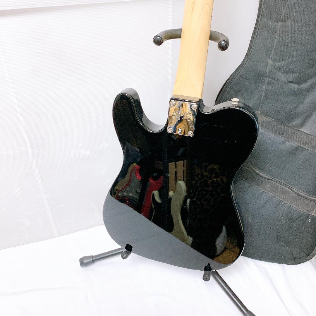 美品 Squier スクワイヤー Telecaster テレキャスター 黒