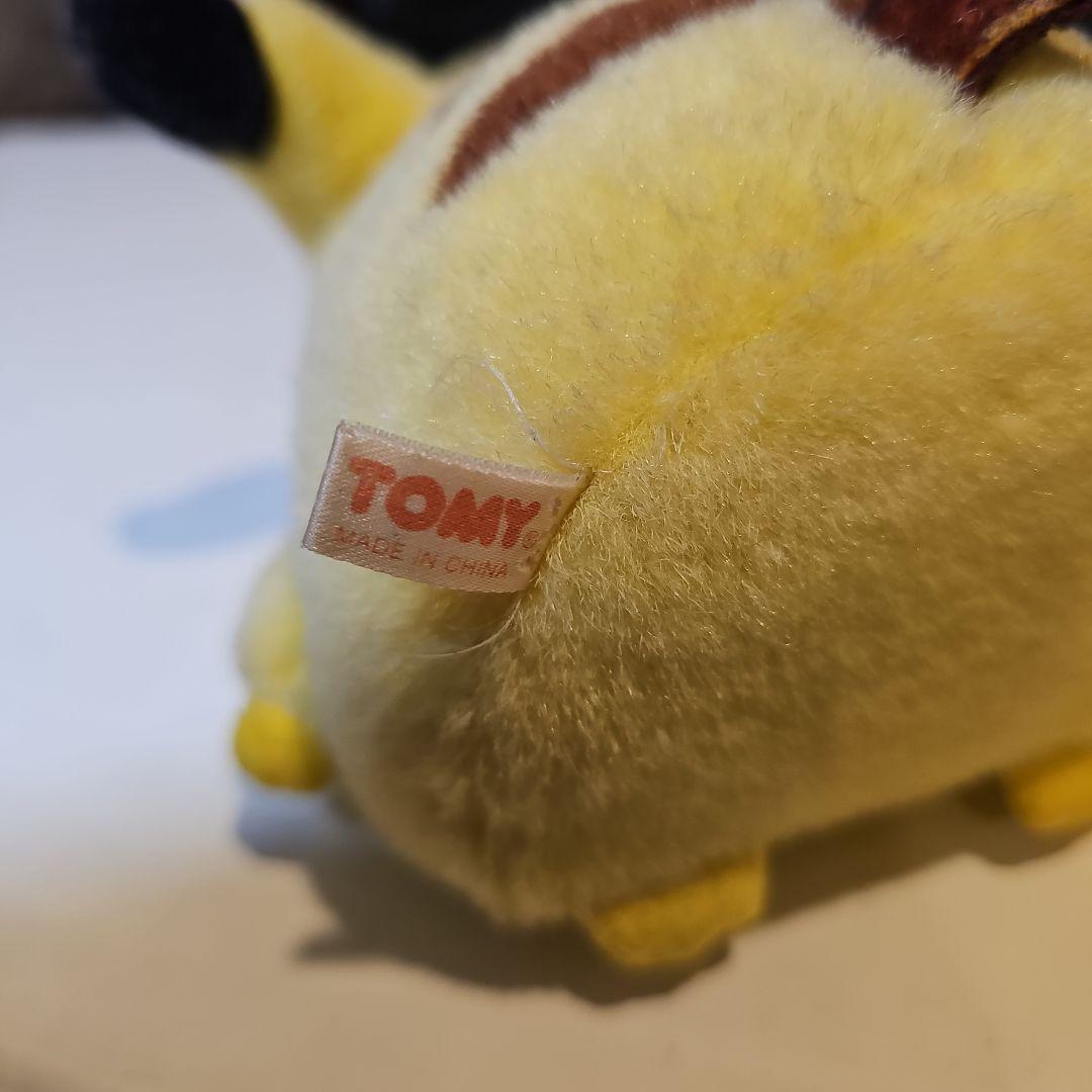 初期ピカチュウ　TOMY ぬいぐるみ　ピース　ポケモン