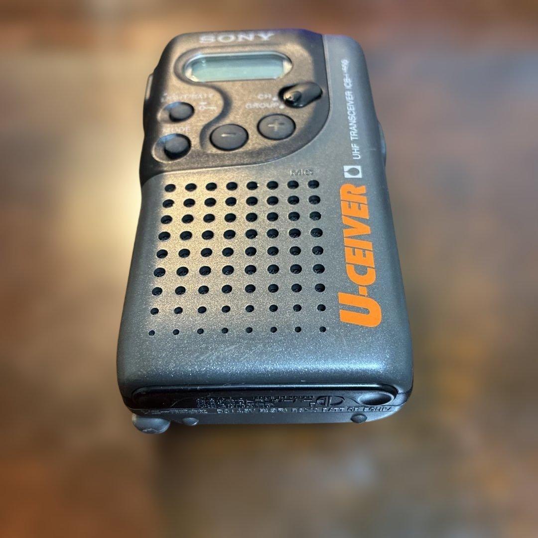 SONY U-CEVER UHFトランシーバー（1993年製）