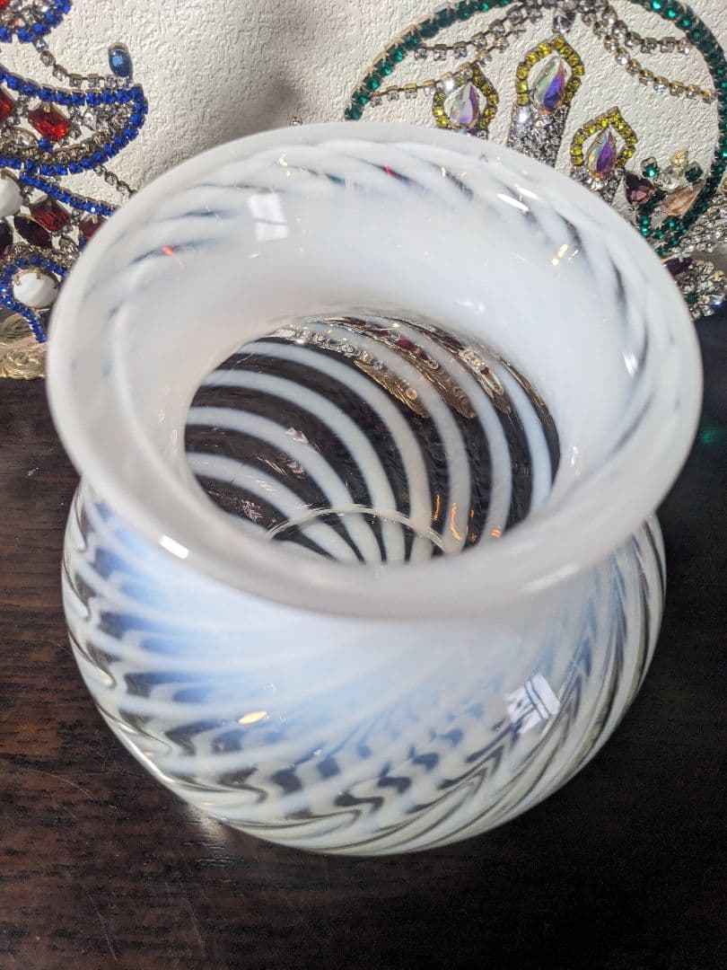 フェントン　スワール　フレンチオパルセント　フラワーベース　お値下げ中