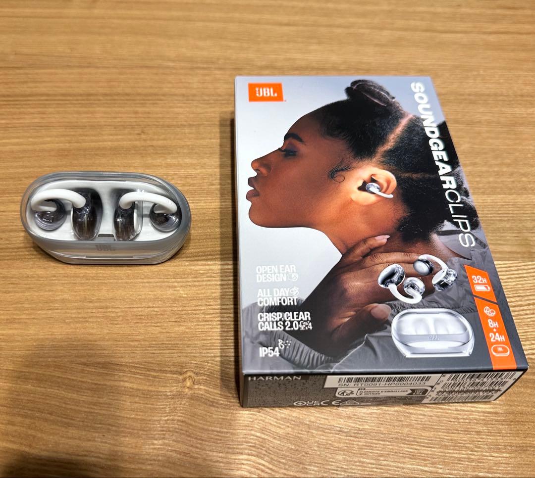 JBL Soundgear Clips オープンイヤー型ワイヤレスイヤホン