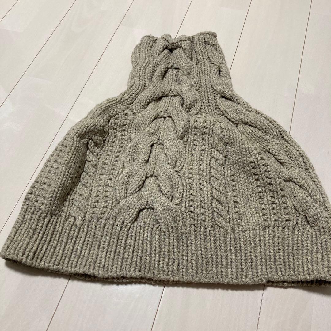 値下げ　ヨウジヤマモト　ニットポンチョ