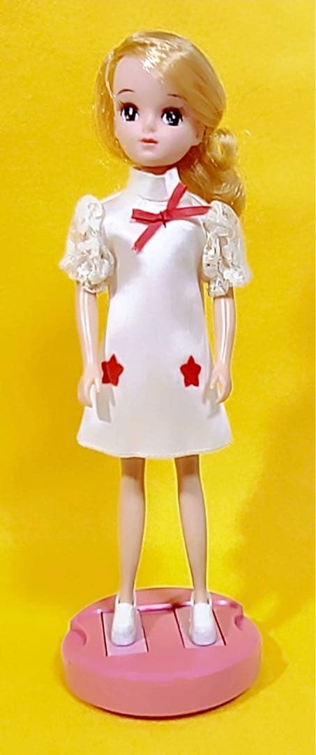 1974年製リカタレントのパットちゃん衣裳ブラウスドレスナース看護婦ワンピース