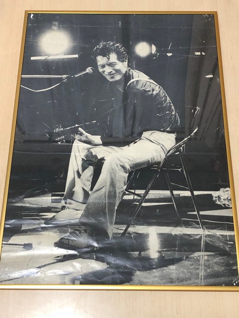 貴重矢沢永吉A2サイズポスター新品フレーム付き