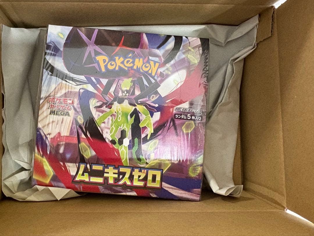 ポケカ　MEGA拡張パック　ムニキスゼロbox シュリンク付き　ポケセン