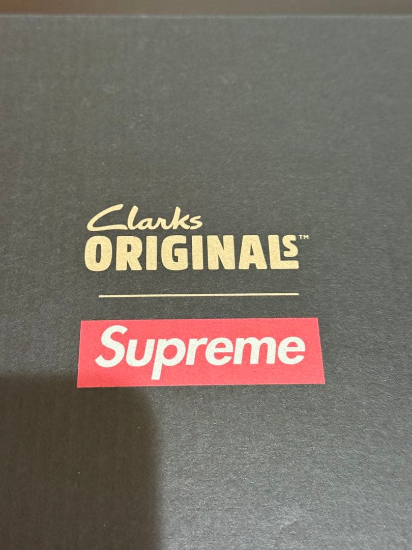 靴 Supreme/Clarks Reflective Wallabee 25.5