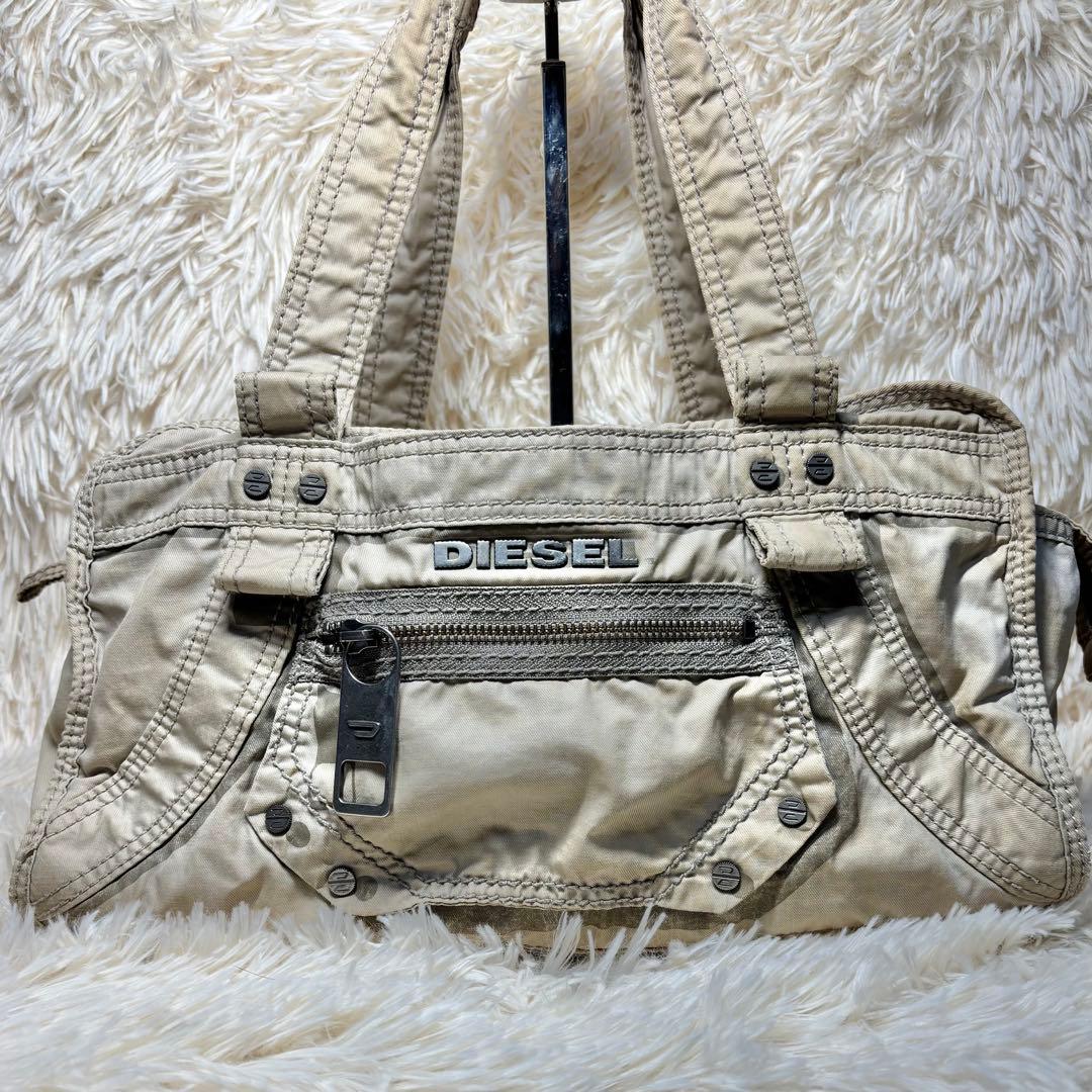 DIESEL archive l logo ショルダーバッグ Y2K