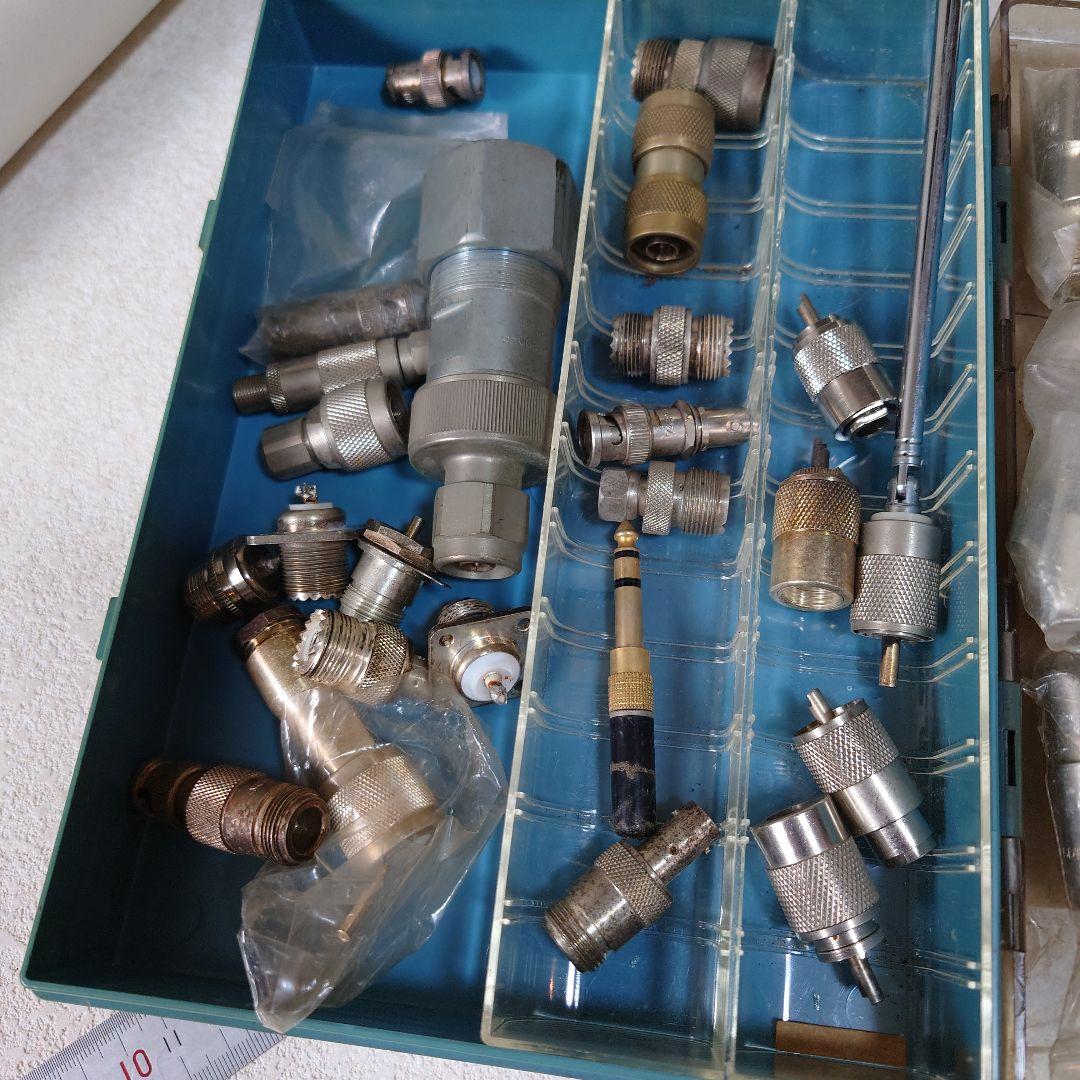 M型オスプラグ 同軸コネクタ　メスコネクタ　アンテナなどコネクター各種43個